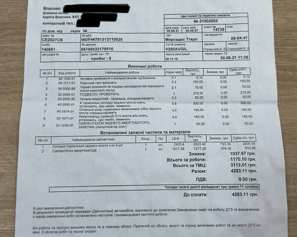 Черный Мерседес В-Класс, объемом двигателя 2.2 л и пробегом 200 тыс. км за 43000 $, фото 72 на Automoto.ua