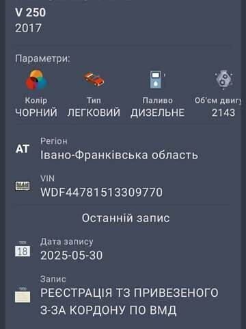 Черный Мерседес В-Класс, объемом двигателя 2.14 л и пробегом 195 тыс. км за 39100 $, фото 13 на Automoto.ua