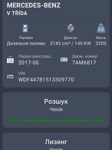 Черный Мерседес В-Класс, объемом двигателя 2.14 л и пробегом 195 тыс. км за 39100 $, фото 16 на Automoto.ua