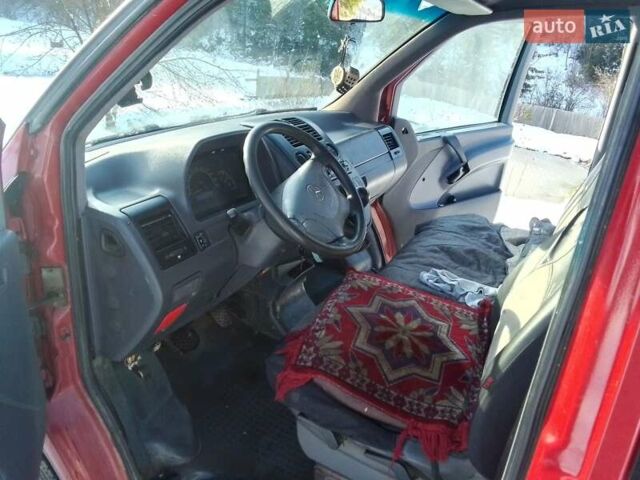 Красный Мерседес В-Класс, объемом двигателя 2 л и пробегом 480 тыс. км за 3800 $, фото 1 на Automoto.ua