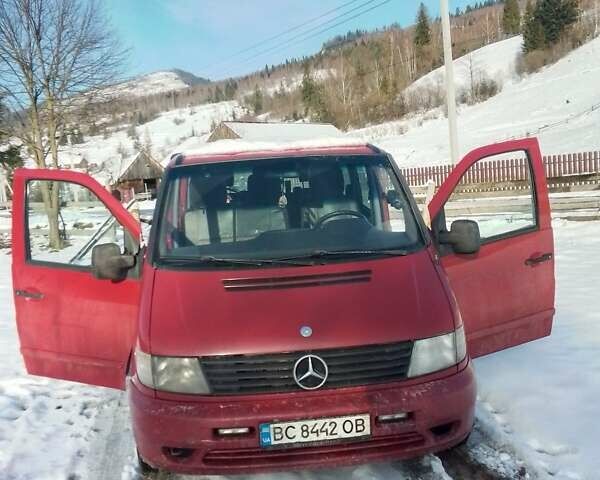 Красный Мерседес В-Класс, объемом двигателя 2 л и пробегом 480 тыс. км за 3800 $, фото 3 на Automoto.ua