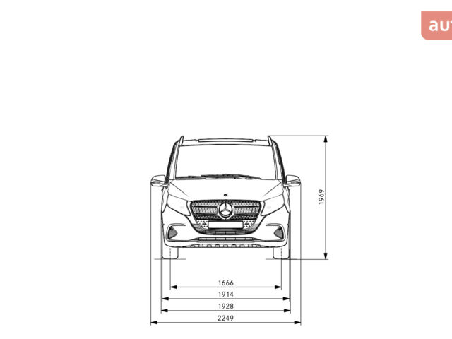 Мерседес В-Класс, объемом двигателя 2.14 л и пробегом 0 тыс. км за 104755 $, фото 5 на Automoto.ua