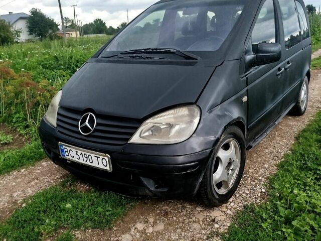 Черный Мерседес Ванео, объемом двигателя 1.7 л и пробегом 230 тыс. км за 2200 $, фото 2 на Automoto.ua