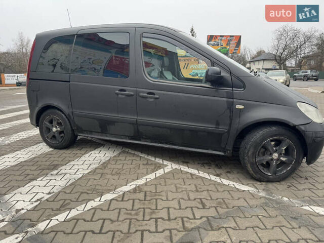 Черный Мерседес Ванео, объемом двигателя 1.69 л и пробегом 196 тыс. км за 4300 $, фото 3 на Automoto.ua