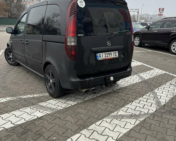 Черный Мерседес Ванео, объемом двигателя 1.69 л и пробегом 196 тыс. км за 4300 $, фото 1 на Automoto.ua