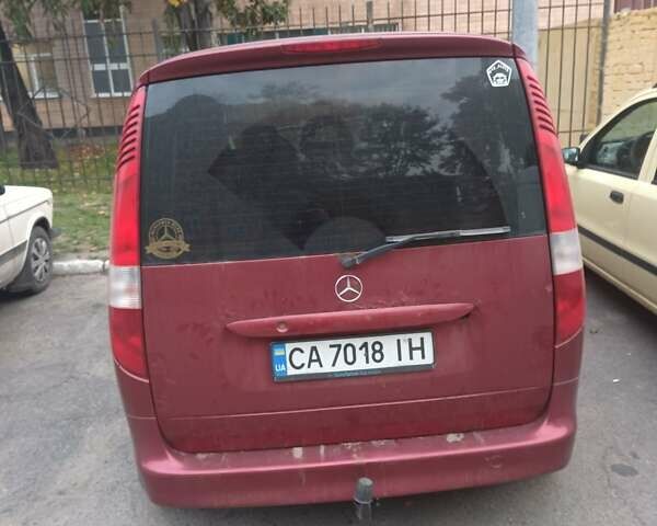 Красный Мерседес Ванео, объемом двигателя 1.6 л и пробегом 294 тыс. км за 2500 $, фото 3 на Automoto.ua