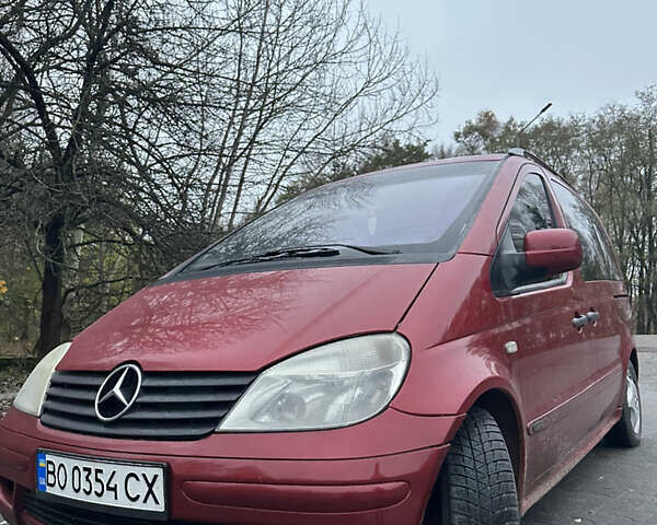 Красный Мерседес Ванео, объемом двигателя 1.7 л и пробегом 284 тыс. км за 4900 $, фото 16 на Automoto.ua