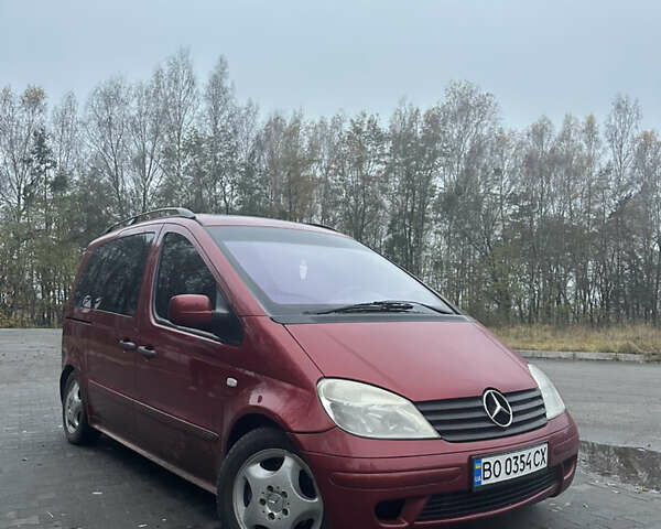 Красный Мерседес Ванео, объемом двигателя 1.7 л и пробегом 284 тыс. км за 4900 $, фото 15 на Automoto.ua