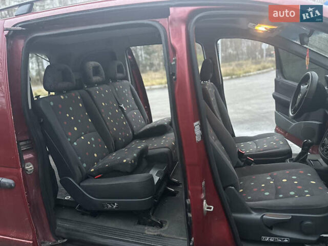 Красный Мерседес Ванео, объемом двигателя 1.7 л и пробегом 284 тыс. км за 4900 $, фото 8 на Automoto.ua