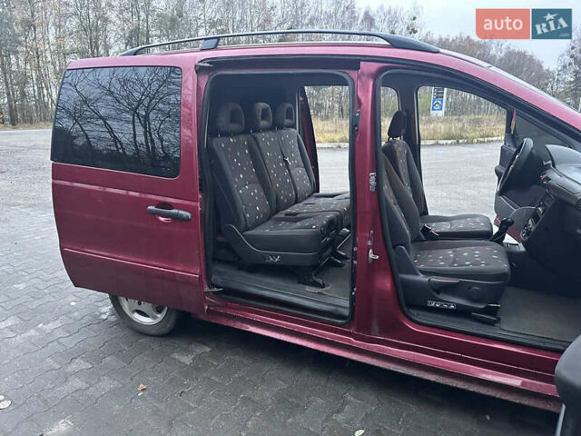 Красный Мерседес Ванео, объемом двигателя 1.7 л и пробегом 284 тыс. км за 4900 $, фото 2 на Automoto.ua