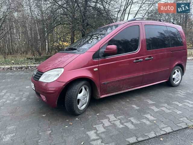 Красный Мерседес Ванео, объемом двигателя 1.7 л и пробегом 284 тыс. км за 4900 $, фото 13 на Automoto.ua