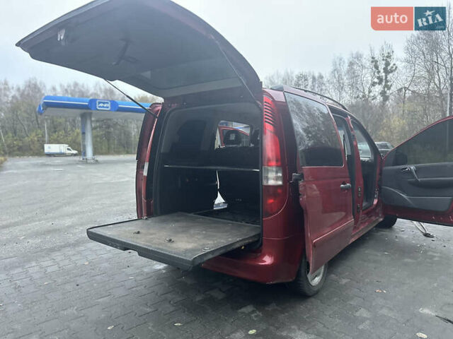 Красный Мерседес Ванео, объемом двигателя 1.7 л и пробегом 284 тыс. км за 4900 $, фото 5 на Automoto.ua