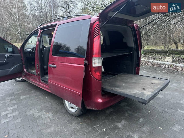 Красный Мерседес Ванео, объемом двигателя 1.7 л и пробегом 284 тыс. км за 4900 $, фото 11 на Automoto.ua