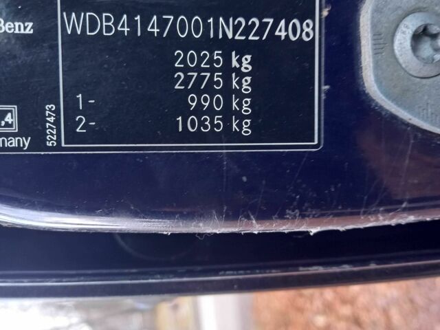 Синий Мерседес Ванео, объемом двигателя 1.7 л и пробегом 370 тыс. км за 3500 $, фото 6 на Automoto.ua