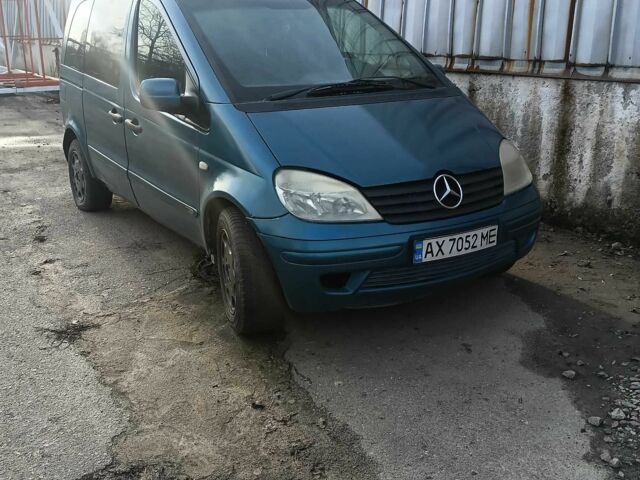 Синий Мерседес Ванео, объемом двигателя 1.7 л и пробегом 370 тыс. км за 3500 $, фото 3 на Automoto.ua