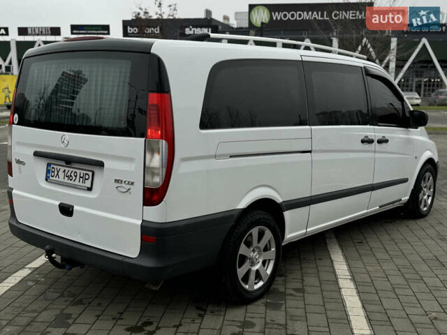 Белый Мерседес Виано, объемом двигателя 2.2 л и пробегом 293 тыс. км за 10700 $, фото 31 на Automoto.ua