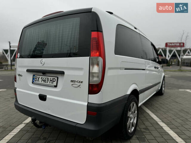Белый Мерседес Виано, объемом двигателя 2.2 л и пробегом 293 тыс. км за 10700 $, фото 16 на Automoto.ua