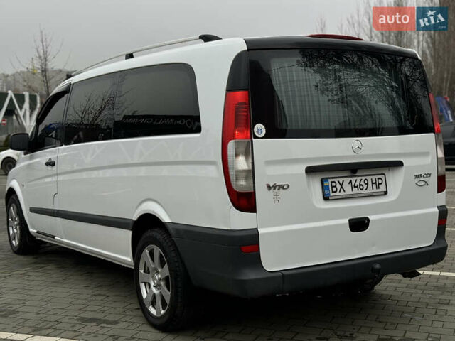 Белый Мерседес Виано, объемом двигателя 2.2 л и пробегом 293 тыс. км за 10700 $, фото 9 на Automoto.ua