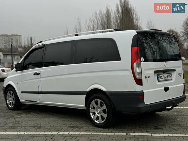 Белый Мерседес Виано, объемом двигателя 2.2 л и пробегом 293 тыс. км за 10700 $, фото 8 на Automoto.ua