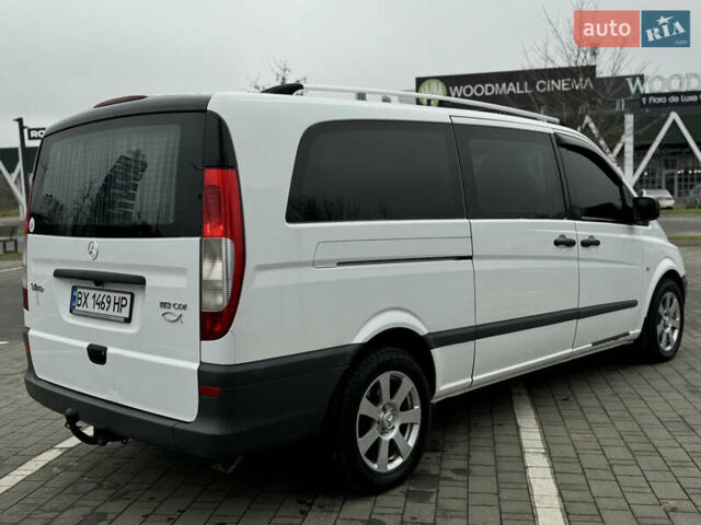 Белый Мерседес Виано, объемом двигателя 2.2 л и пробегом 293 тыс. км за 10700 $, фото 20 на Automoto.ua