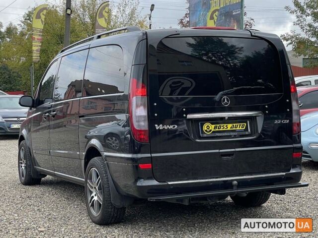 Черный Мерседес Виано, объемом двигателя 2.1 л и пробегом 308 тыс. км за 13499 $, фото 3 на Automoto.ua
