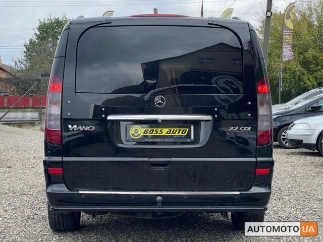 Черный Мерседес Виано, объемом двигателя 2.1 л и пробегом 308 тыс. км за 13499 $, фото 4 на Automoto.ua