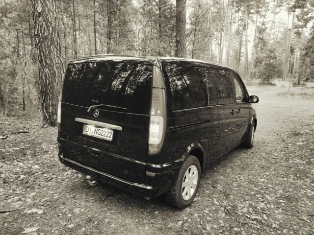 Черный Мерседес Виано, объемом двигателя 2.2 л и пробегом 236 тыс. км за 5900 $, фото 4 на Automoto.ua