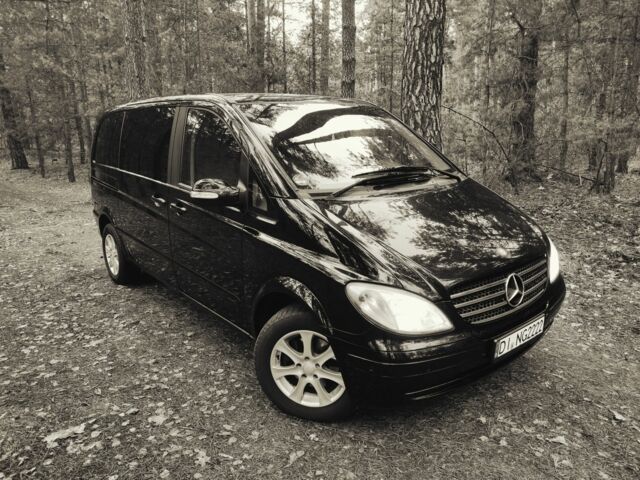 Черный Мерседес Виано, объемом двигателя 2.2 л и пробегом 236 тыс. км за 5900 $, фото 5 на Automoto.ua