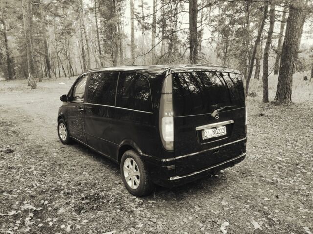 Черный Мерседес Виано, объемом двигателя 2.2 л и пробегом 236 тыс. км за 5900 $, фото 3 на Automoto.ua