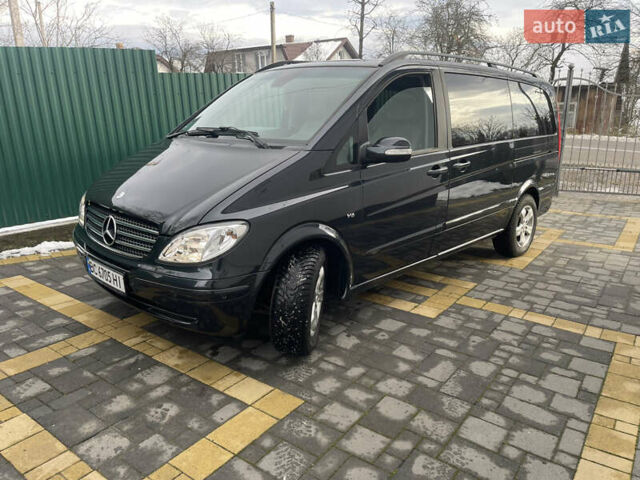 Черный Мерседес Виано, объемом двигателя 3 л и пробегом 380 тыс. км за 14900 $, фото 3 на Automoto.ua