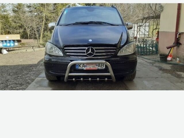 Черный Мерседес Виано, объемом двигателя 2.2 л и пробегом 230 тыс. км за 15300 $, фото 1 на Automoto.ua