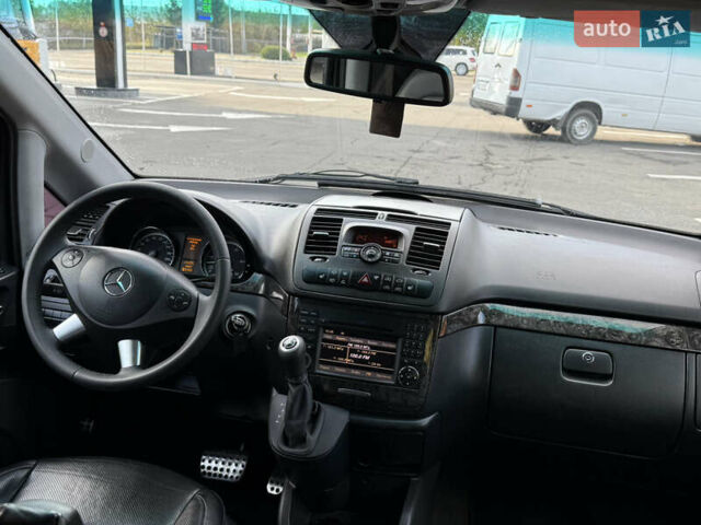 Черный Мерседес Виано, объемом двигателя 2.99 л и пробегом 290 тыс. км за 20900 $, фото 9 на Automoto.ua