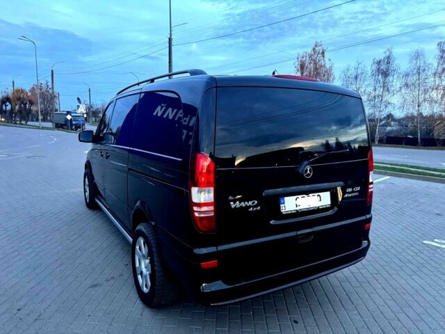 Черный Мерседес Виано, объемом двигателя 2 л и пробегом 200 тыс. км за 19500 $, фото 1 на Automoto.ua