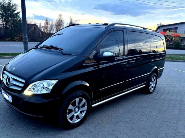 Черный Мерседес Виано, объемом двигателя 2 л и пробегом 200 тыс. км за 19500 $, фото 4 на Automoto.ua