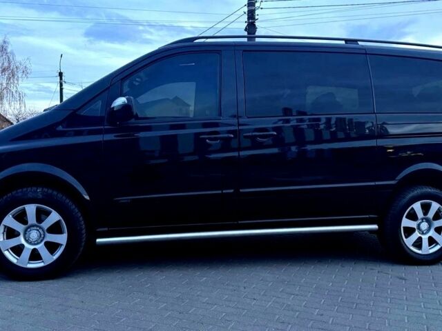 Черный Мерседес Виано, объемом двигателя 2 л и пробегом 200 тыс. км за 19500 $, фото 3 на Automoto.ua