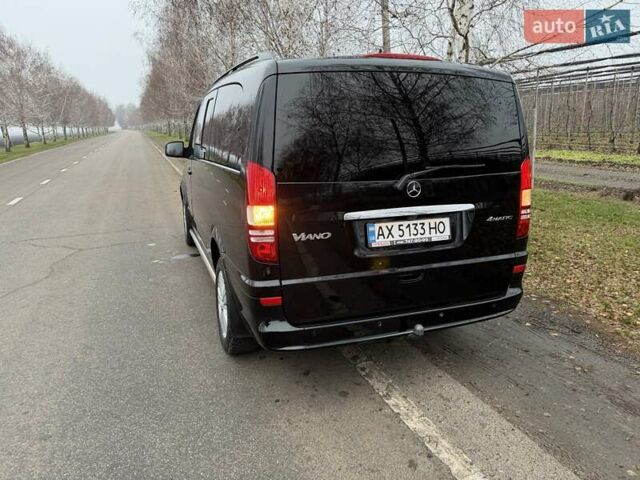 Черный Мерседес Виано, объемом двигателя 2.14 л и пробегом 286 тыс. км за 18700 $, фото 2 на Automoto.ua