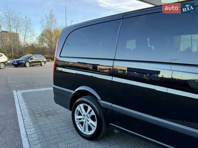 Черный Мерседес Виано, объемом двигателя 2.2 л и пробегом 306 тыс. км за 16500 $, фото 15 на Automoto.ua