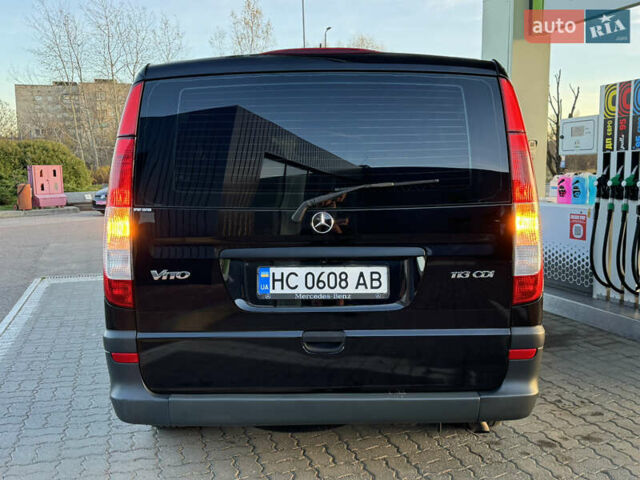 Черный Мерседес Виано, объемом двигателя 2.2 л и пробегом 306 тыс. км за 16500 $, фото 38 на Automoto.ua
