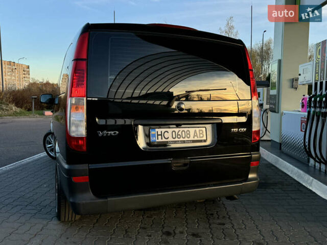 Черный Мерседес Виано, объемом двигателя 2.2 л и пробегом 306 тыс. км за 16500 $, фото 41 на Automoto.ua