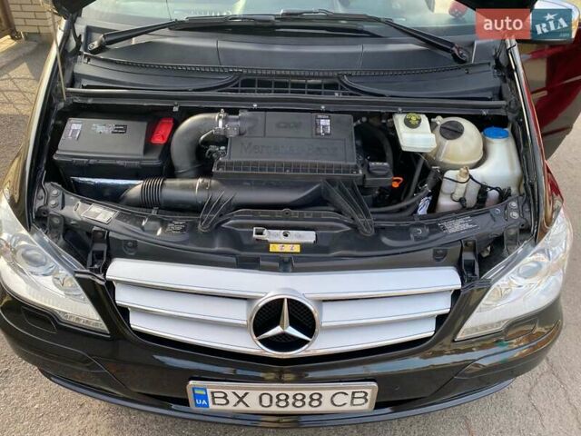 Черный Мерседес Виано, объемом двигателя 2.14 л и пробегом 380 тыс. км за 22000 $, фото 16 на Automoto.ua