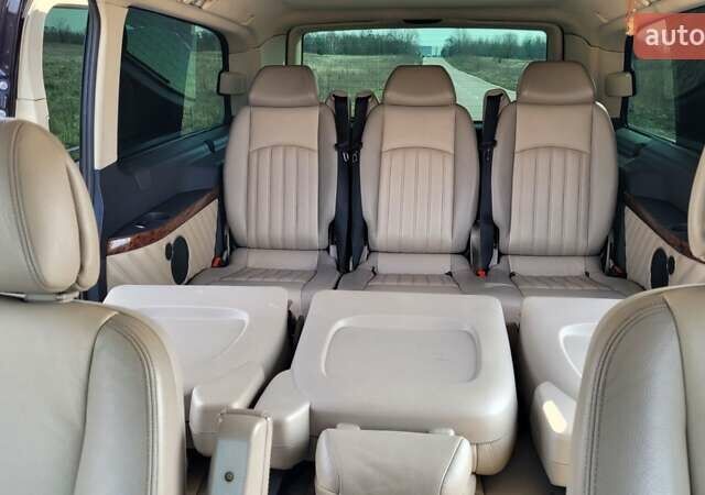 Черный Мерседес Виано, объемом двигателя 2.2 л и пробегом 260 тыс. км за 22500 $, фото 14 на Automoto.ua