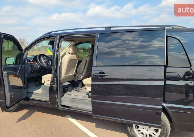 Черный Мерседес Виано, объемом двигателя 2.2 л и пробегом 260 тыс. км за 22500 $, фото 5 на Automoto.ua