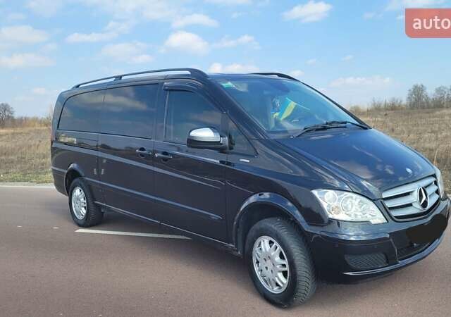 Черный Мерседес Виано, объемом двигателя 2.2 л и пробегом 260 тыс. км за 22500 $, фото 3 на Automoto.ua
