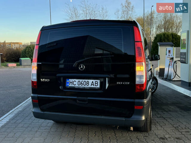 Черный Мерседес Виано, объемом двигателя 2.2 л и пробегом 306 тыс. км за 16500 $, фото 35 на Automoto.ua