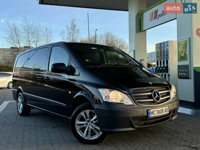 Черный Мерседес Виано, объемом двигателя 2.2 л и пробегом 306 тыс. км за 16500 $, фото 2 на Automoto.ua