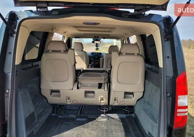 Черный Мерседес Виано, объемом двигателя 2.2 л и пробегом 260 тыс. км за 22500 $, фото 12 на Automoto.ua