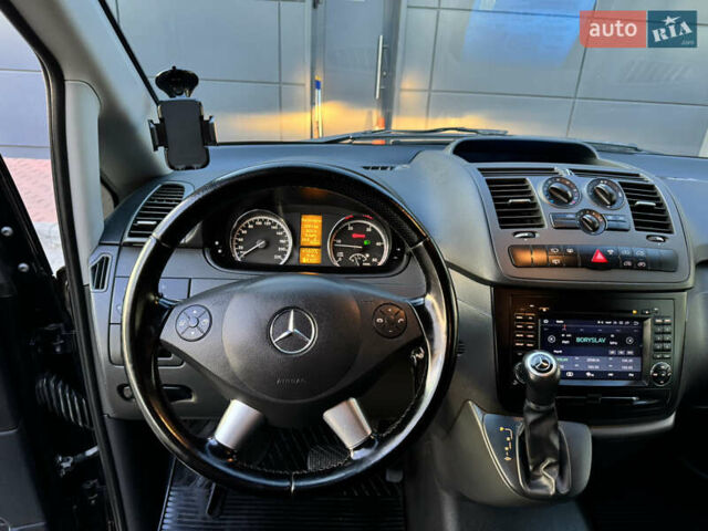 Черный Мерседес Виано, объемом двигателя 2.2 л и пробегом 306 тыс. км за 16500 $, фото 52 на Automoto.ua