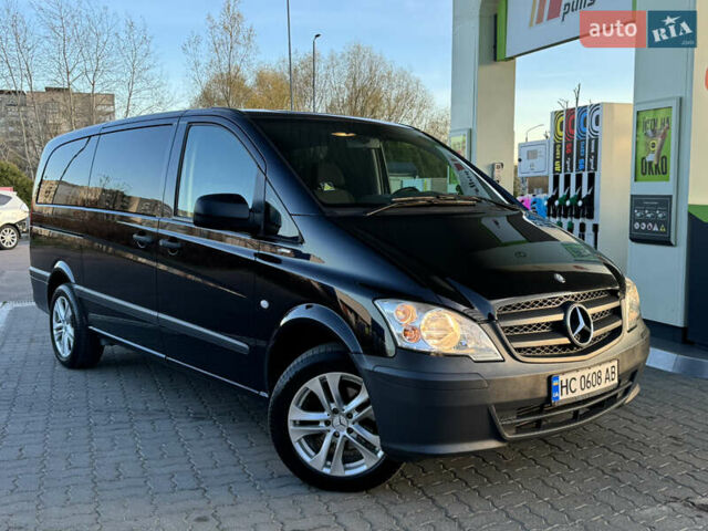 Черный Мерседес Виано, объемом двигателя 2.2 л и пробегом 306 тыс. км за 16500 $, фото 3 на Automoto.ua