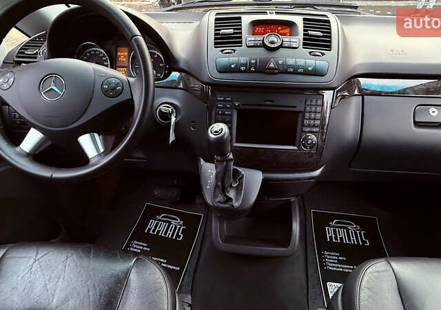 Черный Мерседес Виано, объемом двигателя 2.99 л и пробегом 284 тыс. км за 27500 $, фото 8 на Automoto.ua