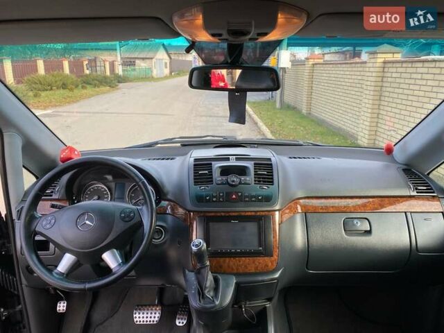 Черный Мерседес Виано, объемом двигателя 2.14 л и пробегом 380 тыс. км за 22000 $, фото 21 на Automoto.ua